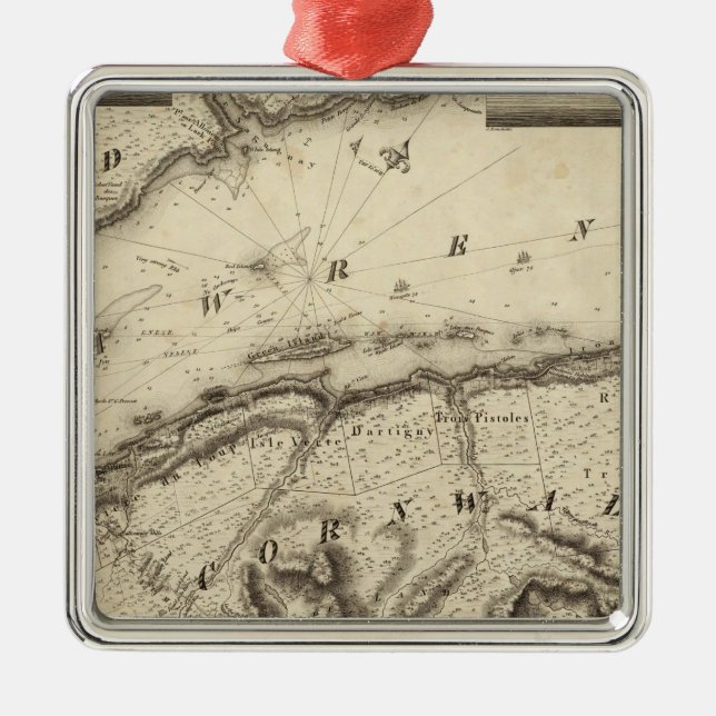 Adorno Metálico Quebec, Canadá (Frente)