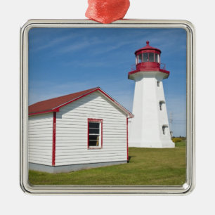 Adorno Metálico Quebec, Canadá. Faro de Cap D'Espoir.