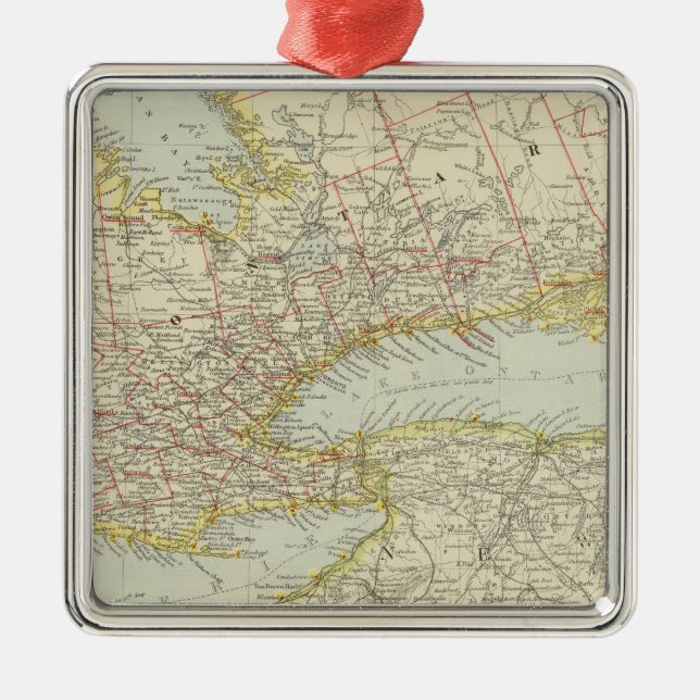 Adorno Metálico Quebec, Ontario, Canadá (Frente)