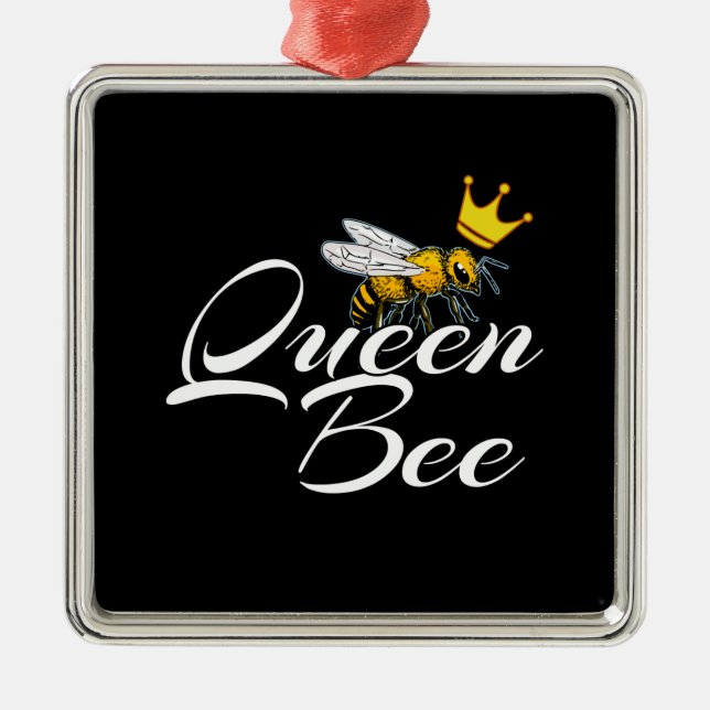 Adorno Metálico Queen Bee | Regalo Para Mujeres | Regalos para el  (Frente)