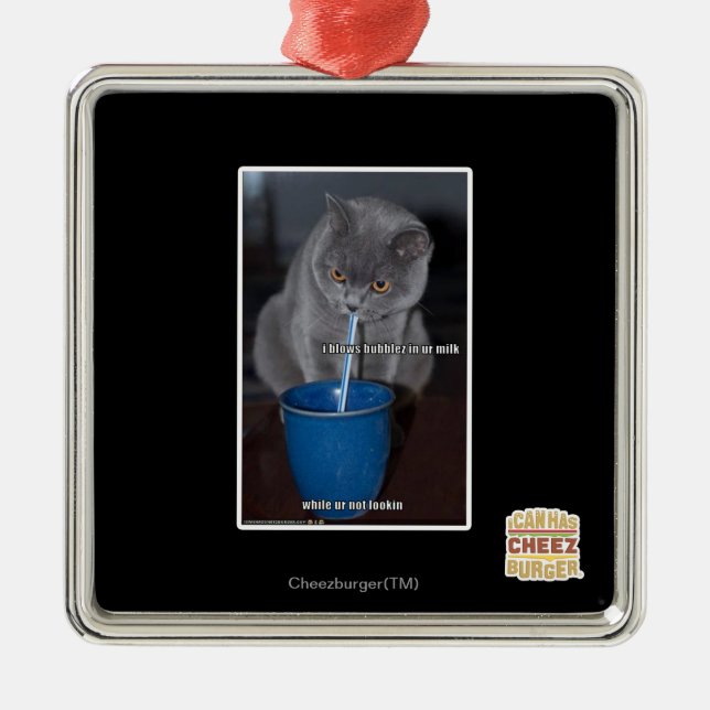 Adorno Metálico Quema burbujas en tu leche (Frente)