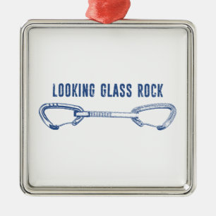 Adorno Metálico Quickdraw para escalada en Looking Glass Rock