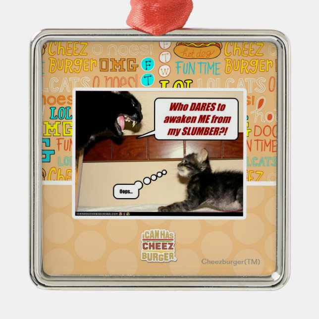 Adorno Metálico ¿Quién se atreve me despierta? (Frente)