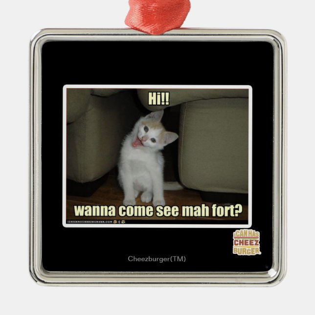 Adorno Metálico ¿Quiera venir ven el fuerte del mah? (Frente)