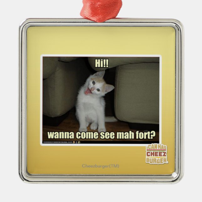 Adorno Metálico ¿Quiera venir ven el fuerte del mah? (Frente)