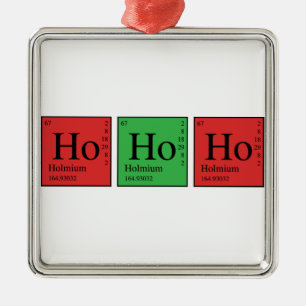 Adorno Metálico Química navidad