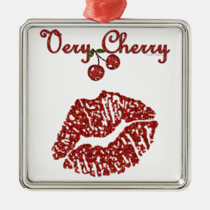 Adorno Metálico RAB Rockabilly Very Cherry Kiss
