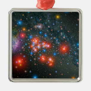Adorno Metálico Racimo gigante estupendo rojo