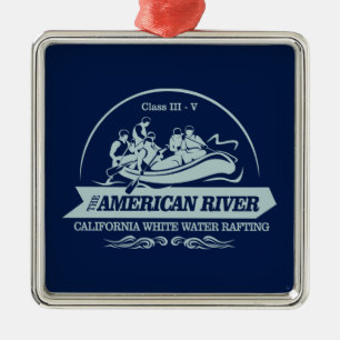 Adorno Metálico Rafting American River