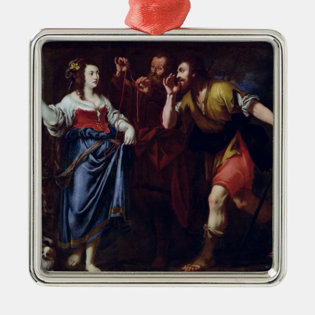 Adorno Metálico Rahab y los emisarios de Joshua (Frente)