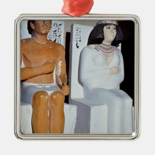 Adorno Metálico Rahotep y su esposa, Nofret, de Meydum