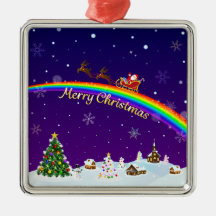 Rainbow Santa Claus