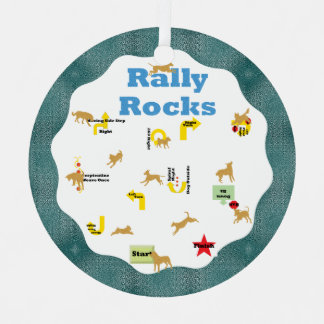 Adorno Metálico Rally Rocks Dogs