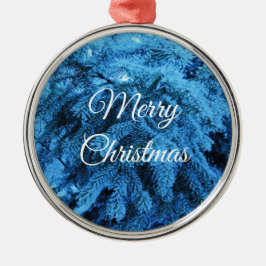 Adorno Metálico Ramas de moto de espuma de nieve para navidad