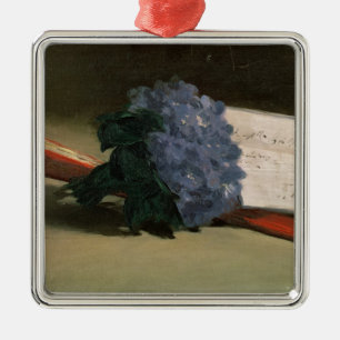 Adorno Metálico Ramo de violetas, 1872 de Manet el