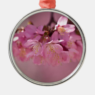 Adorno Metálico Ramo delicado de flor de cerezo Sakura