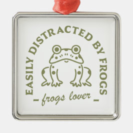 Adorno Metálico Rana amante citas divertidas estética cottagecore