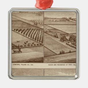 Adorno Metálico Ranchos, Tulare Co, caloría 2