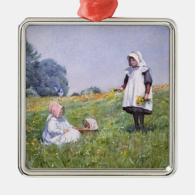 Adorno Metálico Ranúnculos y margaritas (Frente)