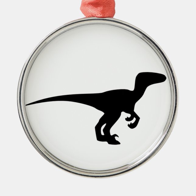 Adorno Metálico Rapaz del dinosaurio, diseño de Dino (Frente)