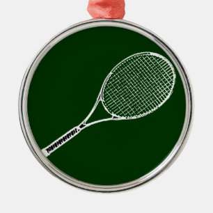 Adorno Metálico raqueta de tenis