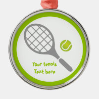 Raqueta de tenis y personalizado de pelotas