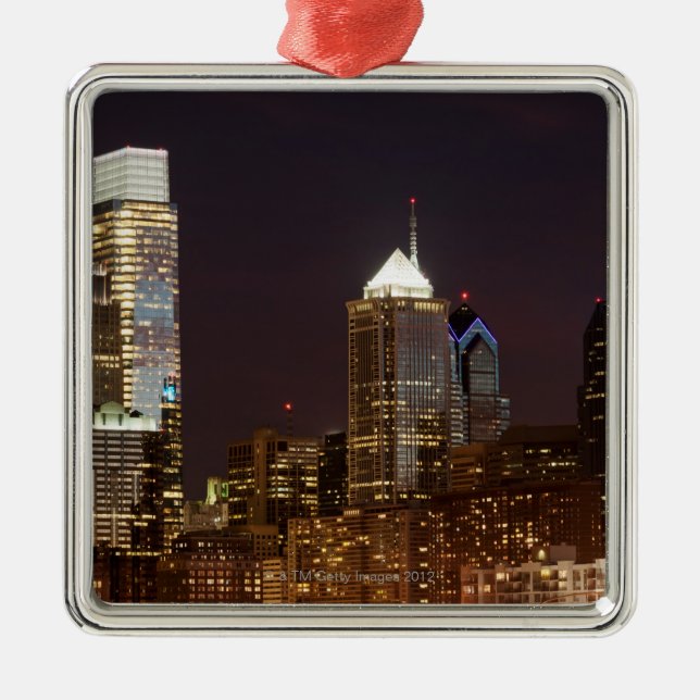 Adorno Metálico Rascacielos modernos de Philadelphia céntricos (Frente)