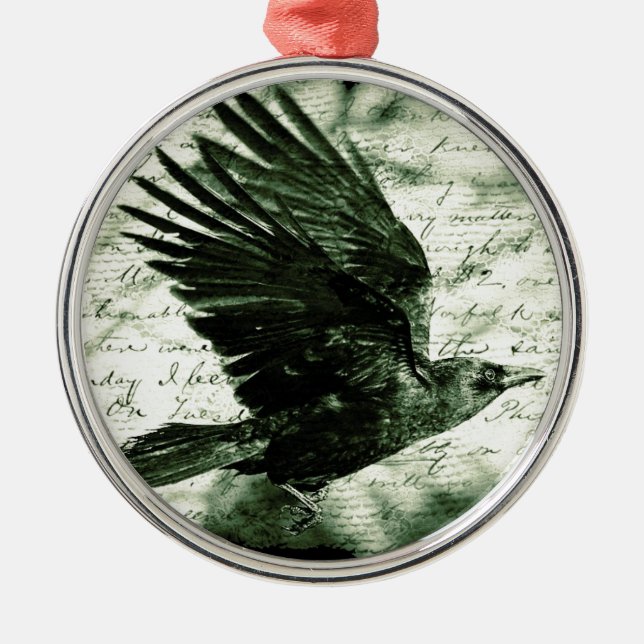 Adorno Metálico Raven 9 (Frente)