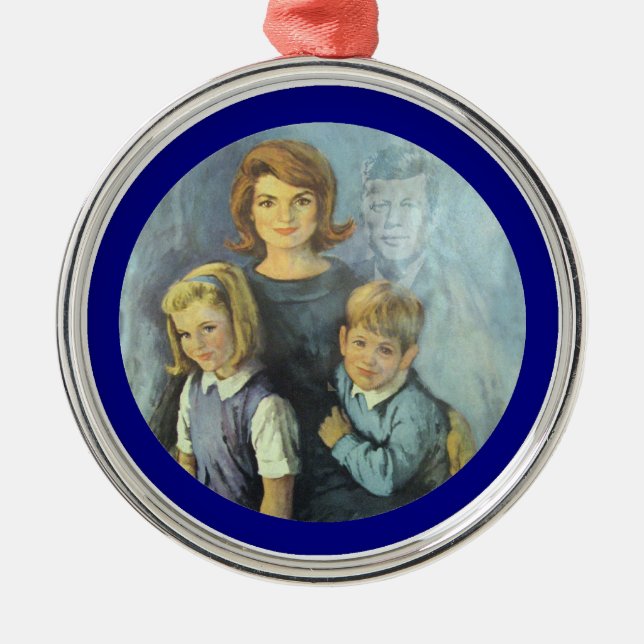 Adorno Metálico Recordando a la familia Kennedy (Frente)