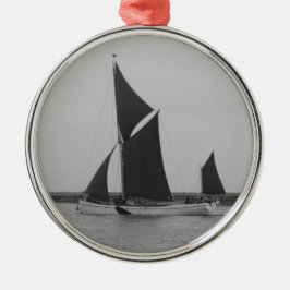 Adorno Metálico Recordatorio de Gabarra de Vela