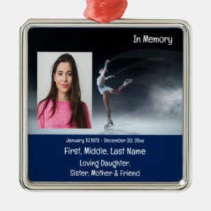 Adorno Metálico Recuerdo conmemorativo de patinaje Patinador Patin