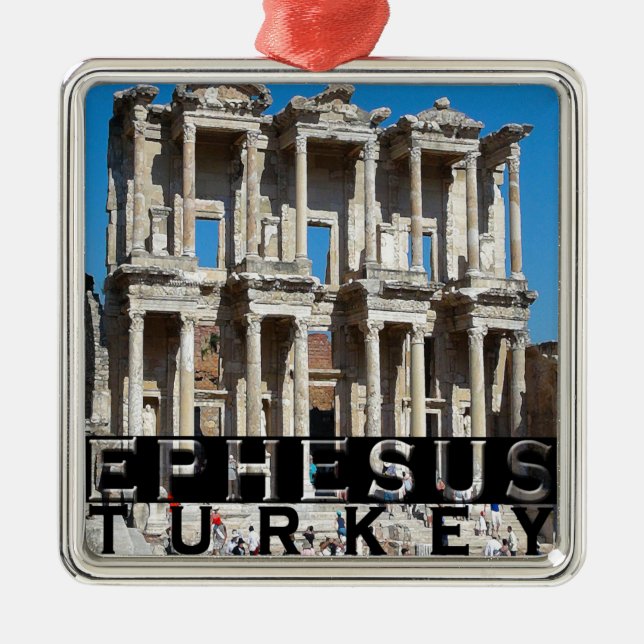 Adorno Metálico Recuerdo de Ephesus Turquía (Frente)