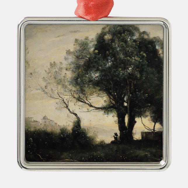 Adorno Metálico Recuerdo del Castel Gandolfo (Frente)