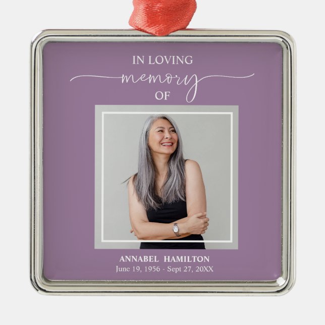 Adorno Metálico Recuerdo fotográfico de caligrafía (Frente)