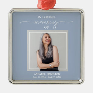 Adorno Metálico Recuerdo fotográfico de caligrafía memoria Ornam M