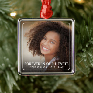 Adorno Metálico Recuerdo Fotográfico Recuerdo para Siempre en Nues