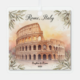 Adorno Metálico Recuerdo Personalizado de Viaje Luna de Miel o Vac