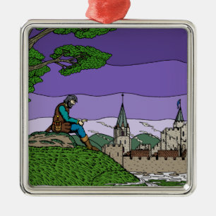 Adorno Metálico Recuerdos de Camelot