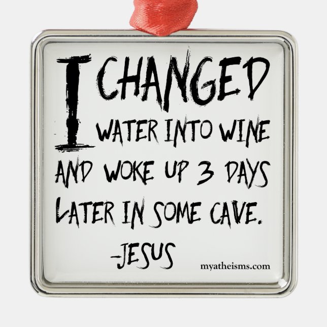 Adorno Metálico Refranes ateos irreverentes e hilarantes (Frente)