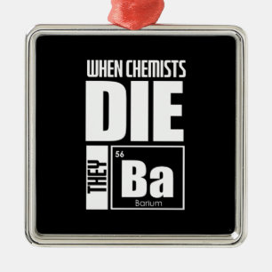 Adorno Metálico Regalo científico   Hermosa Química