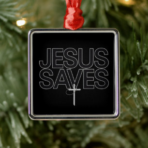 Adorno Metálico Regalo cristiano versículo de la Biblia de Jesucri