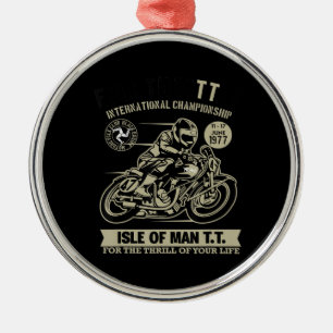 Adorno Metálico Regalo de arte de la Carreras de motocicletas