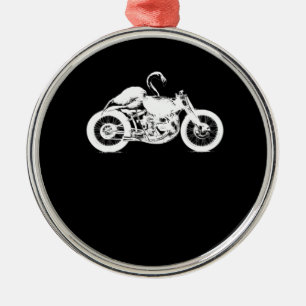 Adorno Metálico Regalo de arte para motocicletas Flamingo.pn