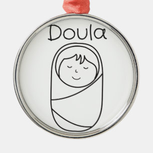 Adorno Metálico Regalo de Doula y de Doula del bebé