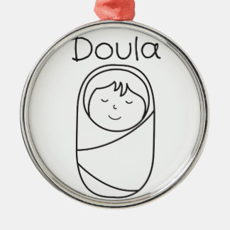 Adorno Metálico Regalo de Doula y de Doula del bebé
