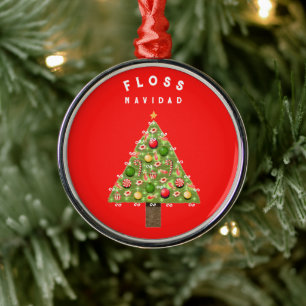 Adorno Metálico Regalo de Navidades dentistas