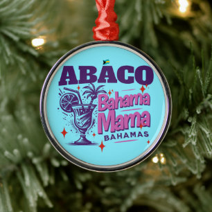 Adorno Metálico Regalo de recuerdo de Bahamas : Abaco Bahamas Mamá