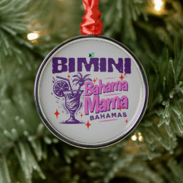 Adorno Metálico Regalo de recuerdo de Bahamas : Bimini Bahamas Mam