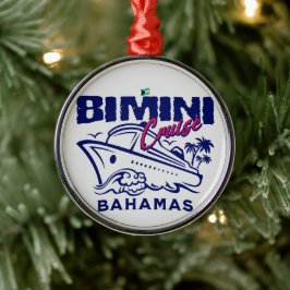 Adorno Metálico Regalo de recuerdo de Bahamas : Cruise Bimini Baha