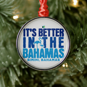 Adorno Metálico Regalo de recuerdo de Bahamas : Cruise Bimini Baha